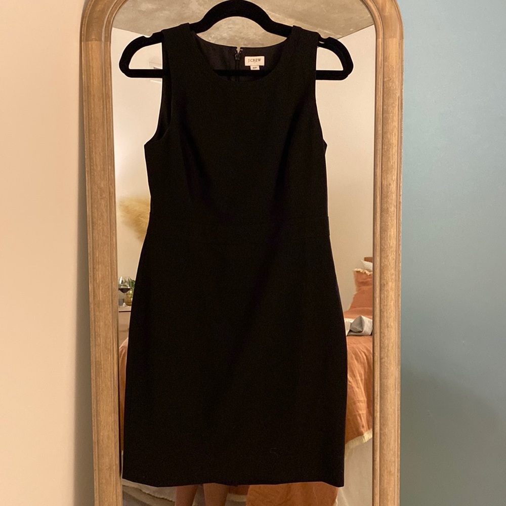 J. Crew black sheath dress (size 6P)